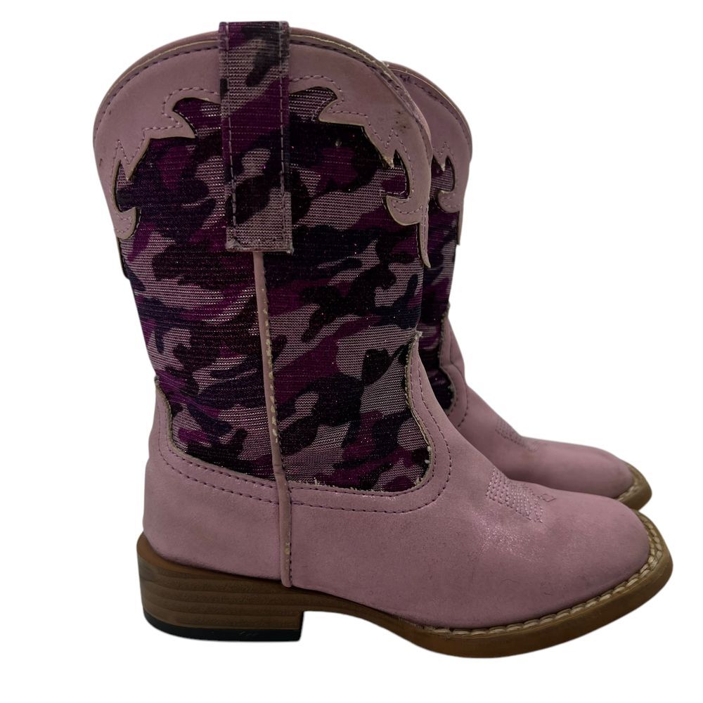 Roper Infants Cowgirl Boots 8 Lavender Purple Aztec Rodeo Western‎ Ranching